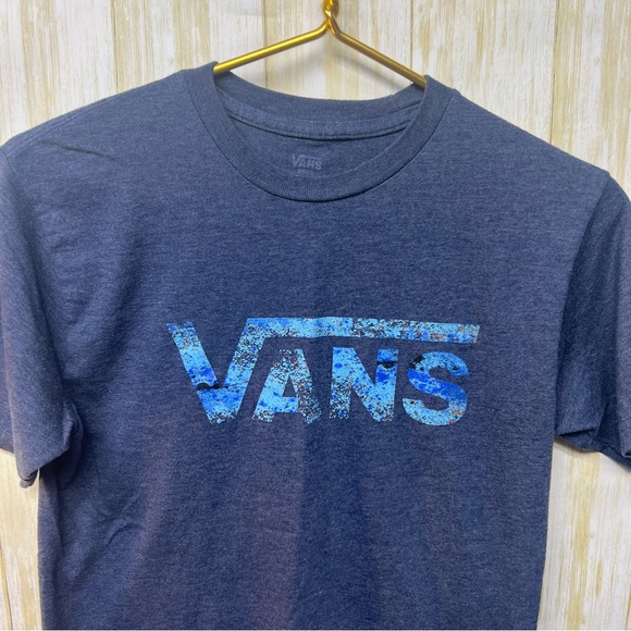 Vans T-Shirt - Size Small - Heathered Blue - Picture 5 of 13